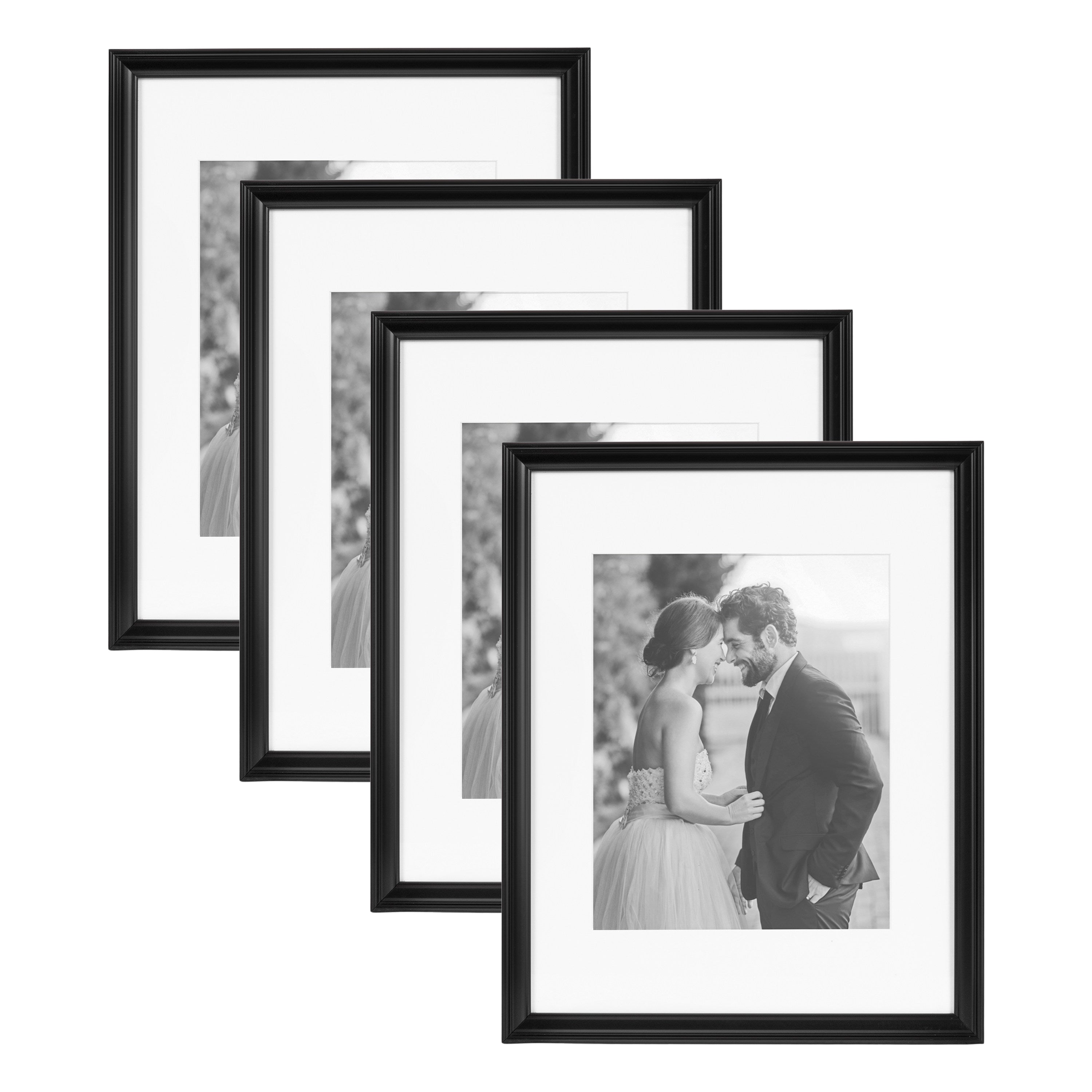 Wall Frame Black 11x14 matted to 8x10 1