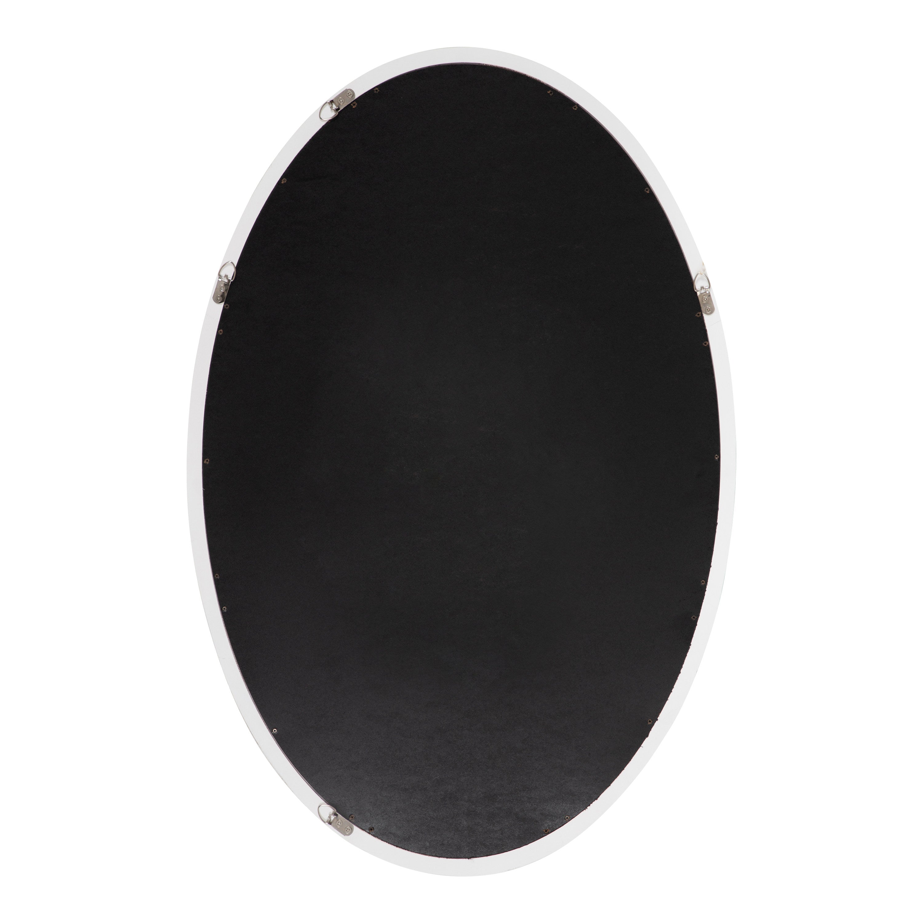 Oval White 24x36 4