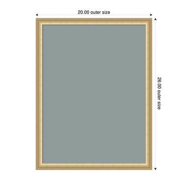 Pinboard Florence Gold 20x26 2