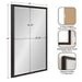 Rectangle Mirror Black 24x36 2