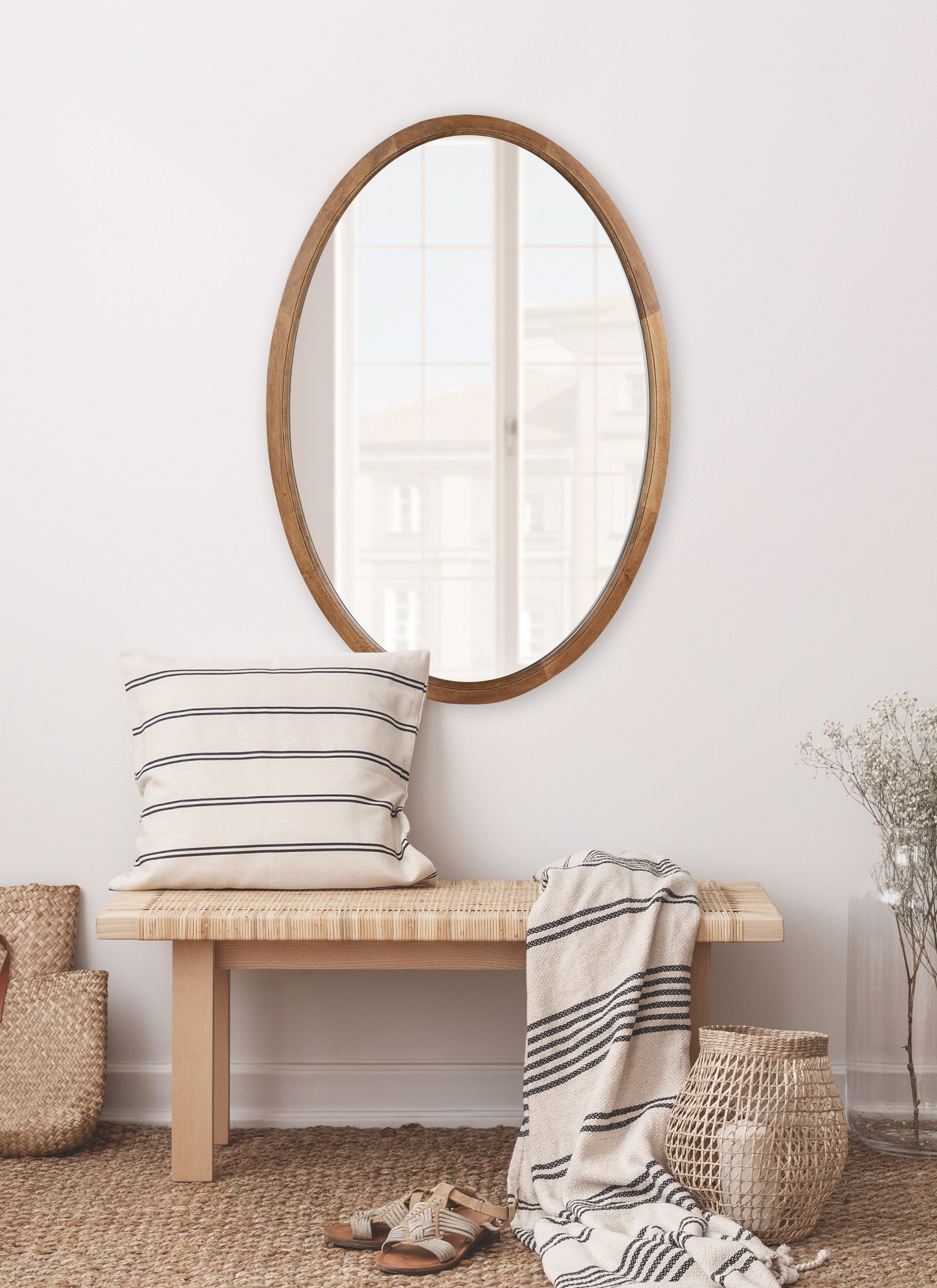 Oval Rustic Brown 24x36 6
