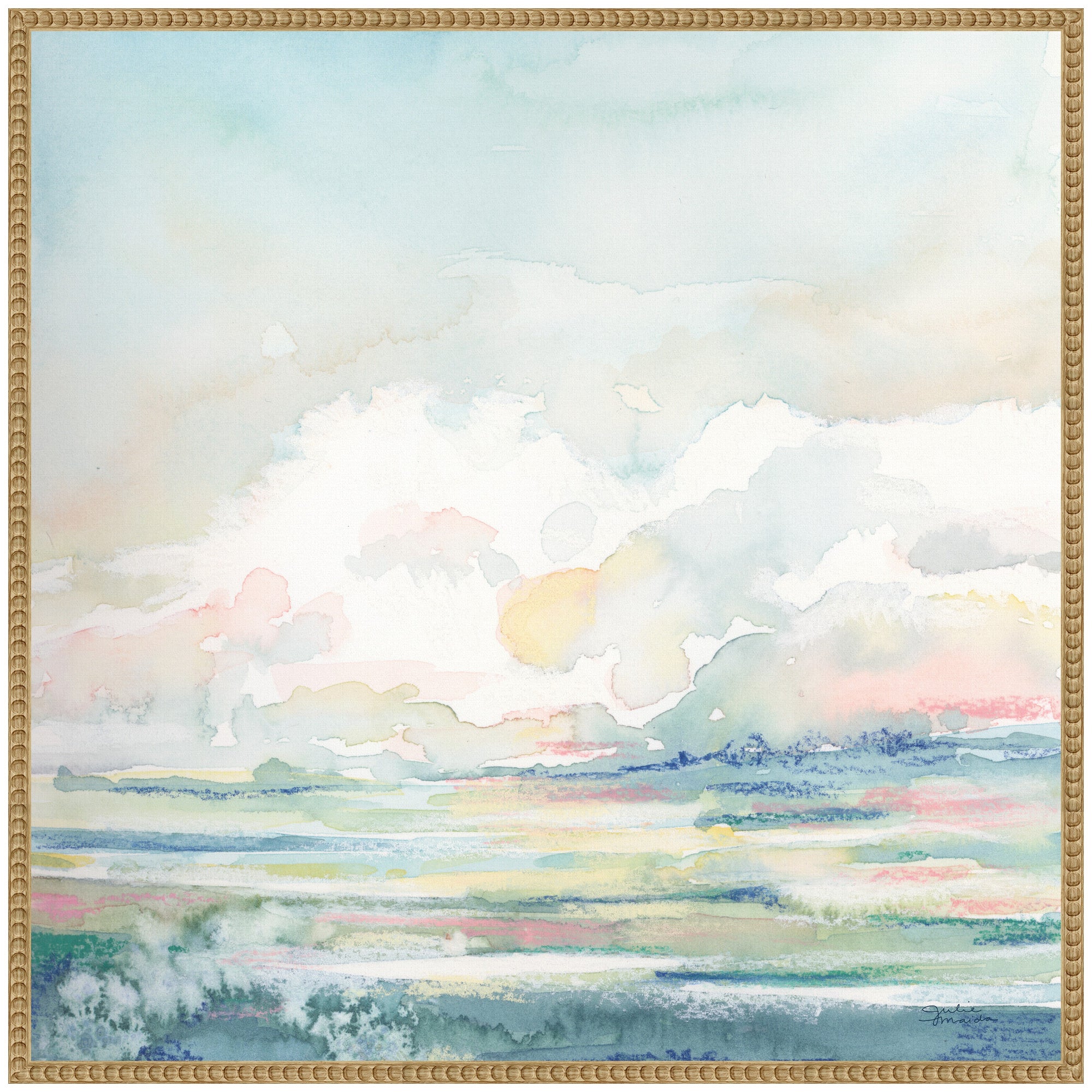 Sylvie Stillness Framed Canvas by Julie Maida