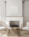 Plaque White 24x24 6