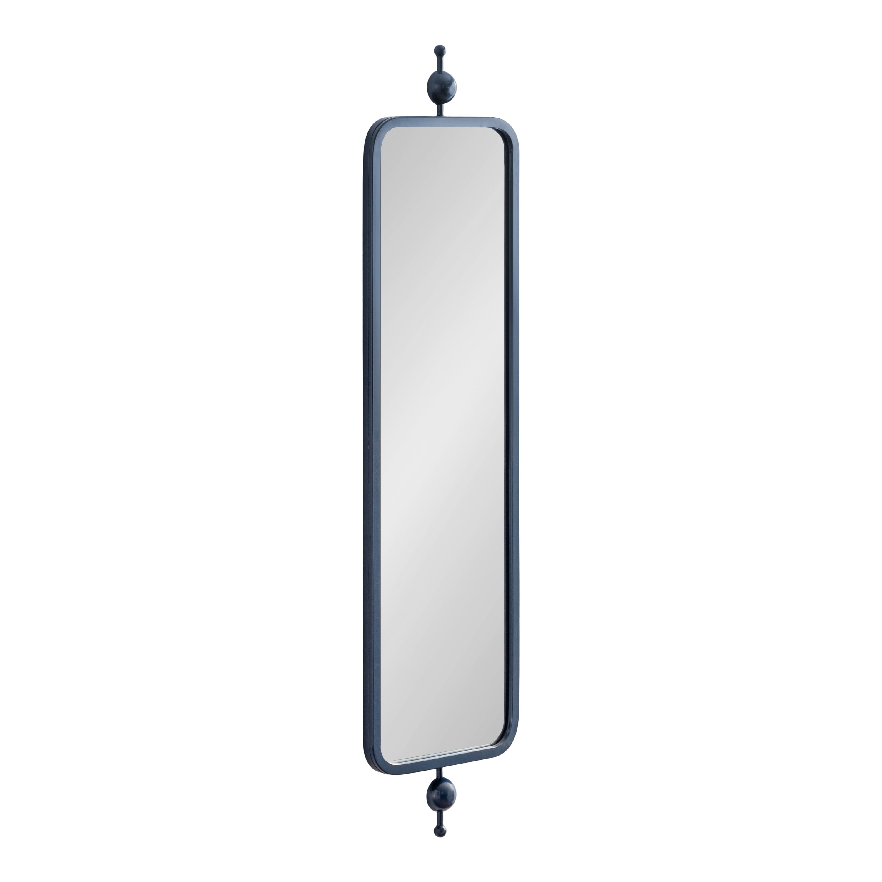 Rectangle Mirror 9x36 Navy Blue 1