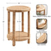 Drink Table Natural 16x16x24 2