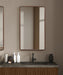 Rectangle Mirror Dark Brown 20x36 6