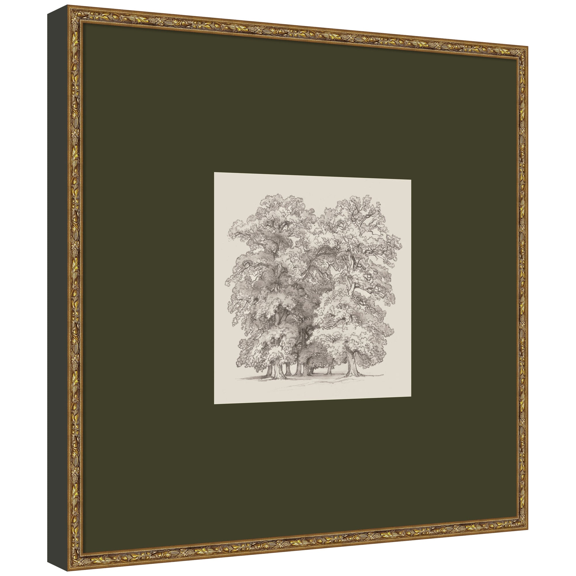Framed Art 25x25 Belvedere Bronze 7