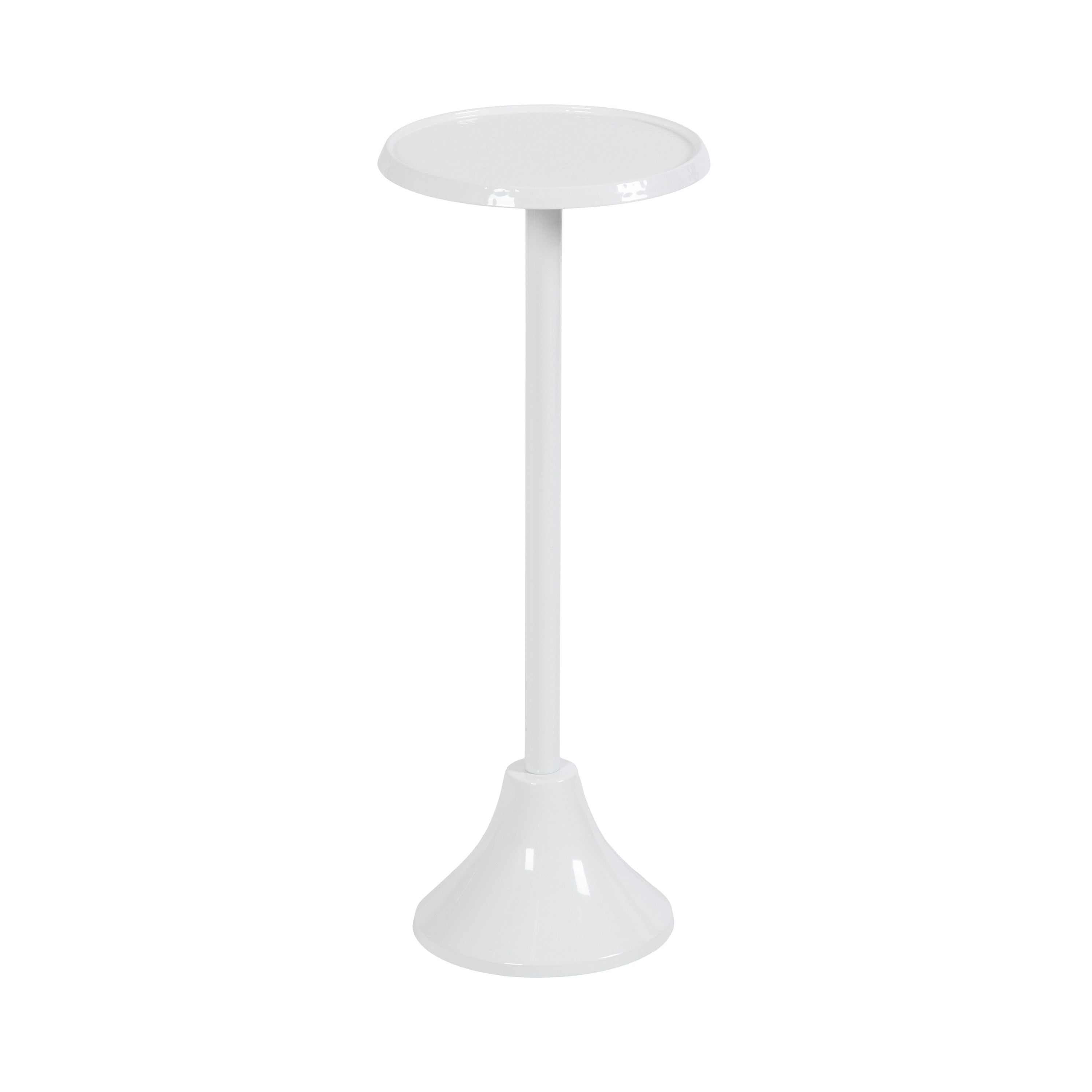 Drink Table White 9x9x23 1