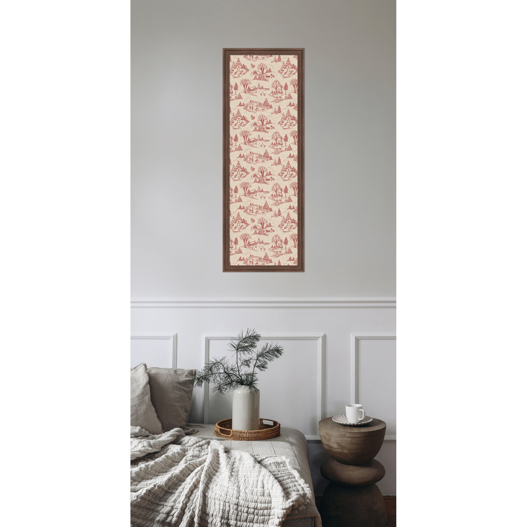 Magnetic Canvas Florence Medium Brown 14x38 7