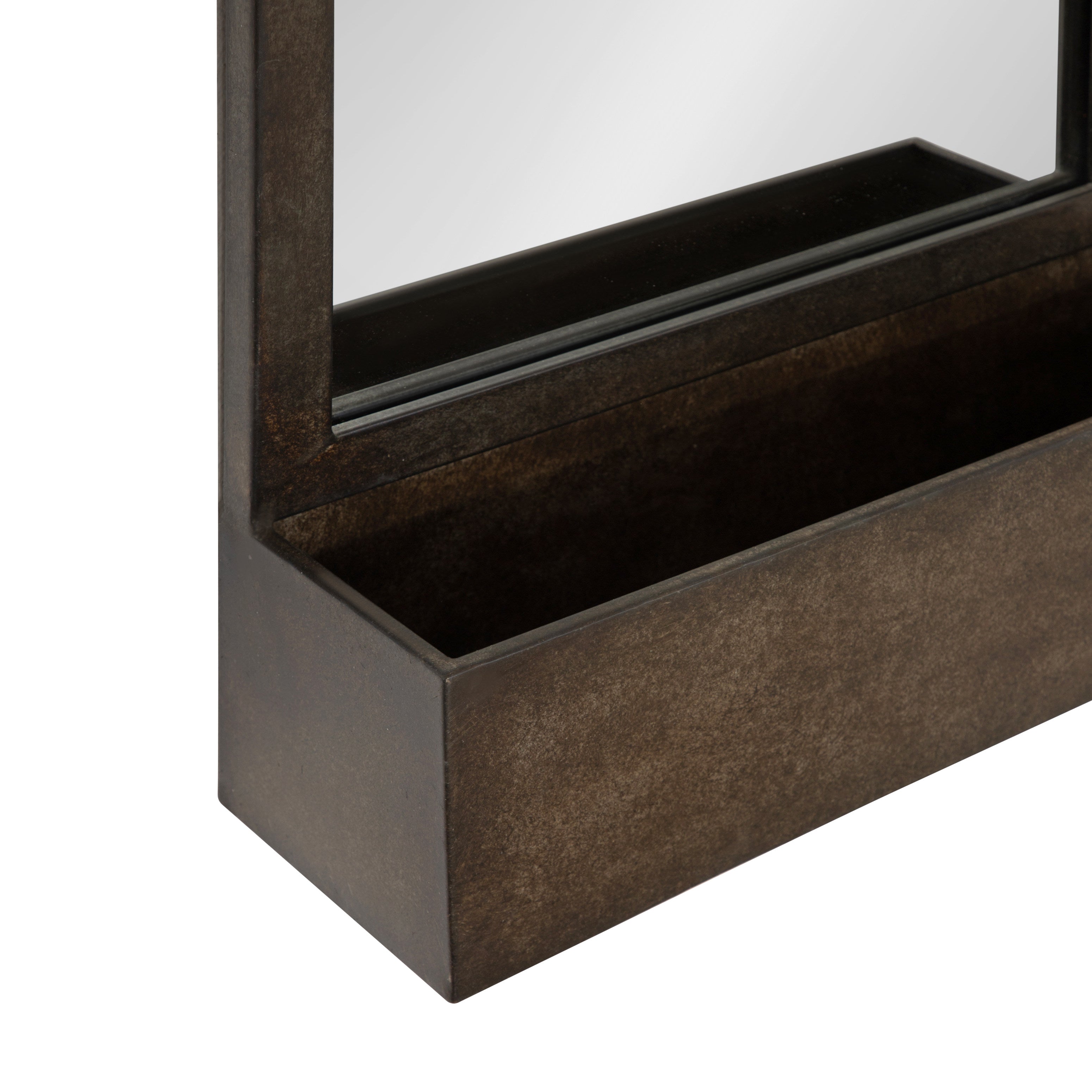 Gammons Wall Mirror with Shelf