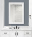 Rectangle Mirror White 24x34 6