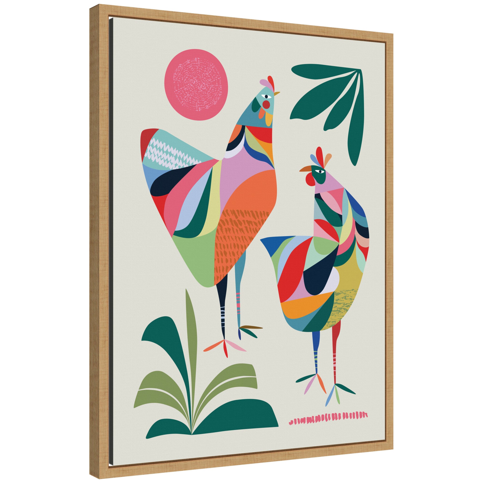 Framed Canvas 18x24 Sylvie Natural 1