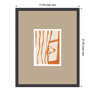Framed Art 17 x 21 Edith Black 2
