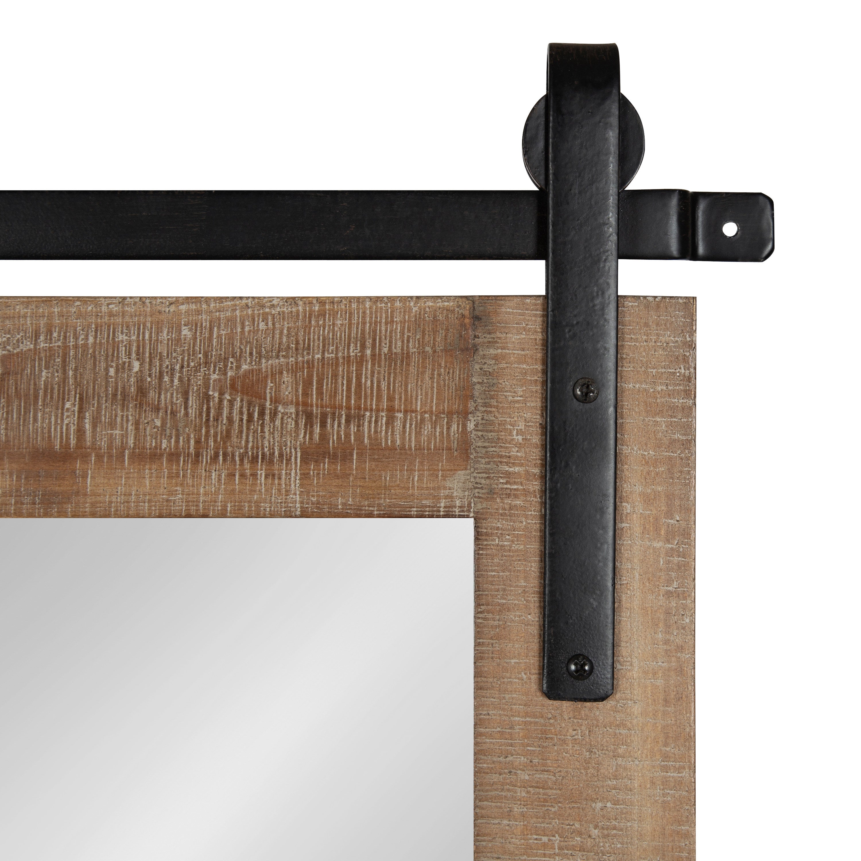 Rectangle Mirror Rustic Brown 22x30 3