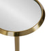 Drink Table Mirror Gold 10x10x23 4