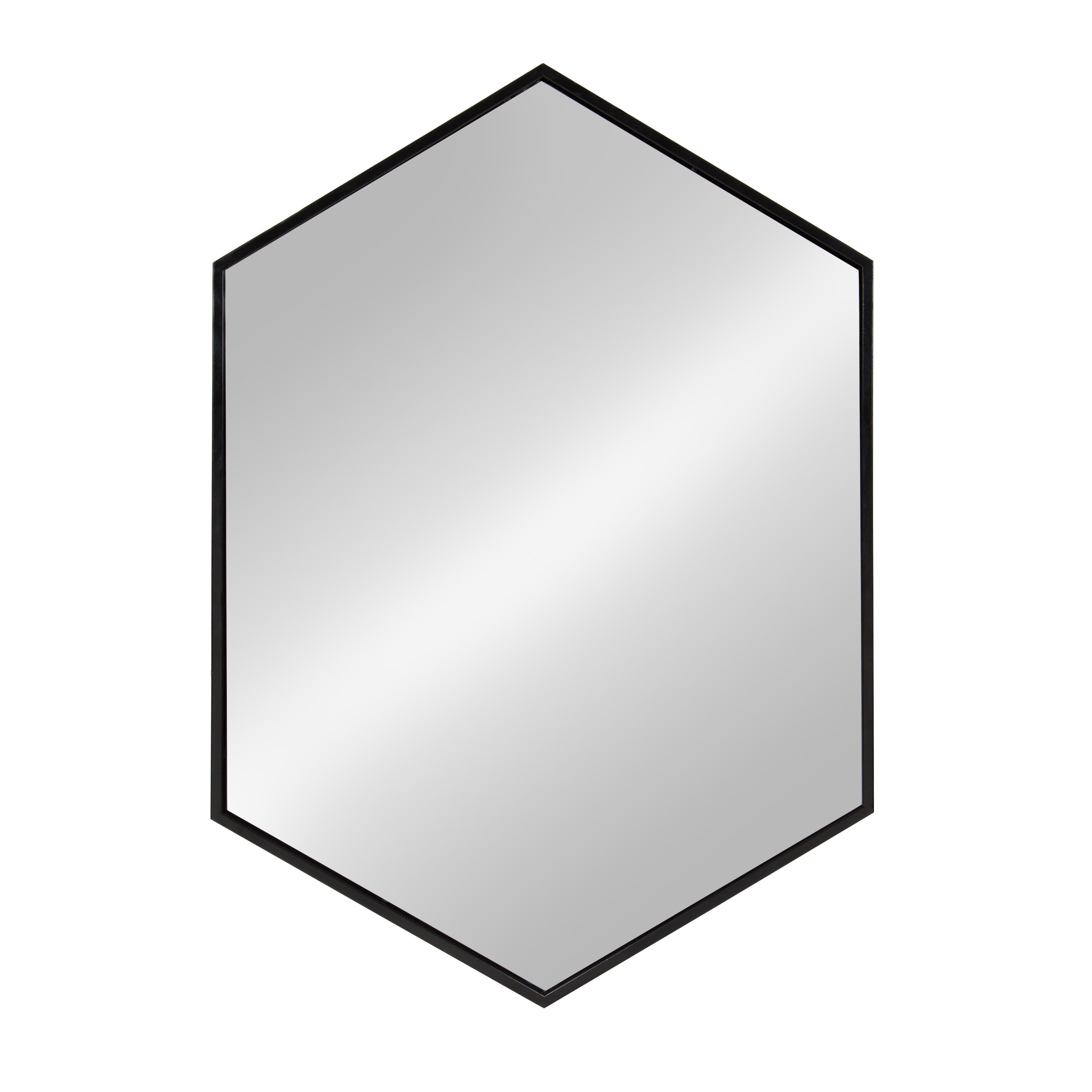 McNeer Hexagon Metal Wall Mirror