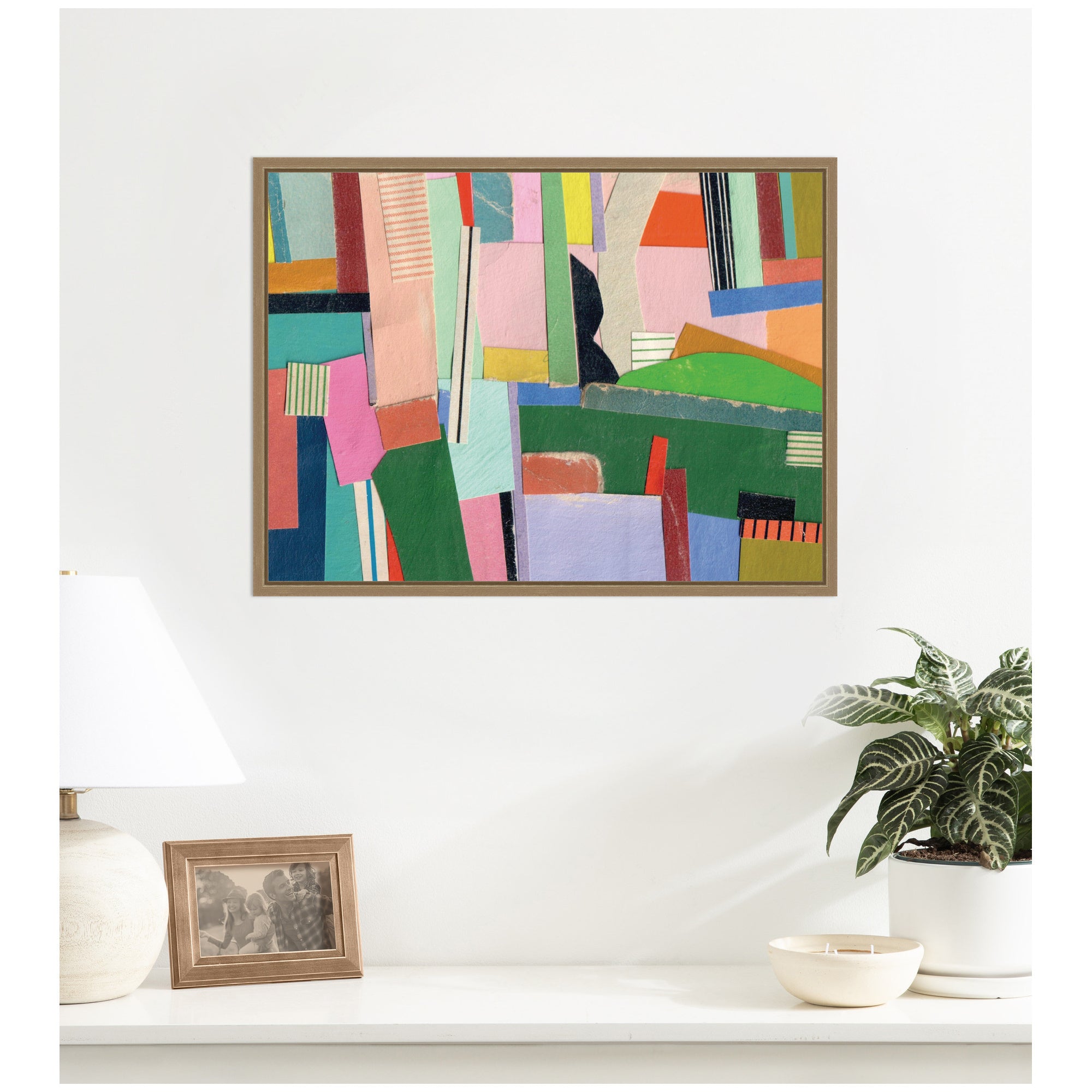 Maximalist  FC by Felicia Dadak Framed Canvas Wall Art Print