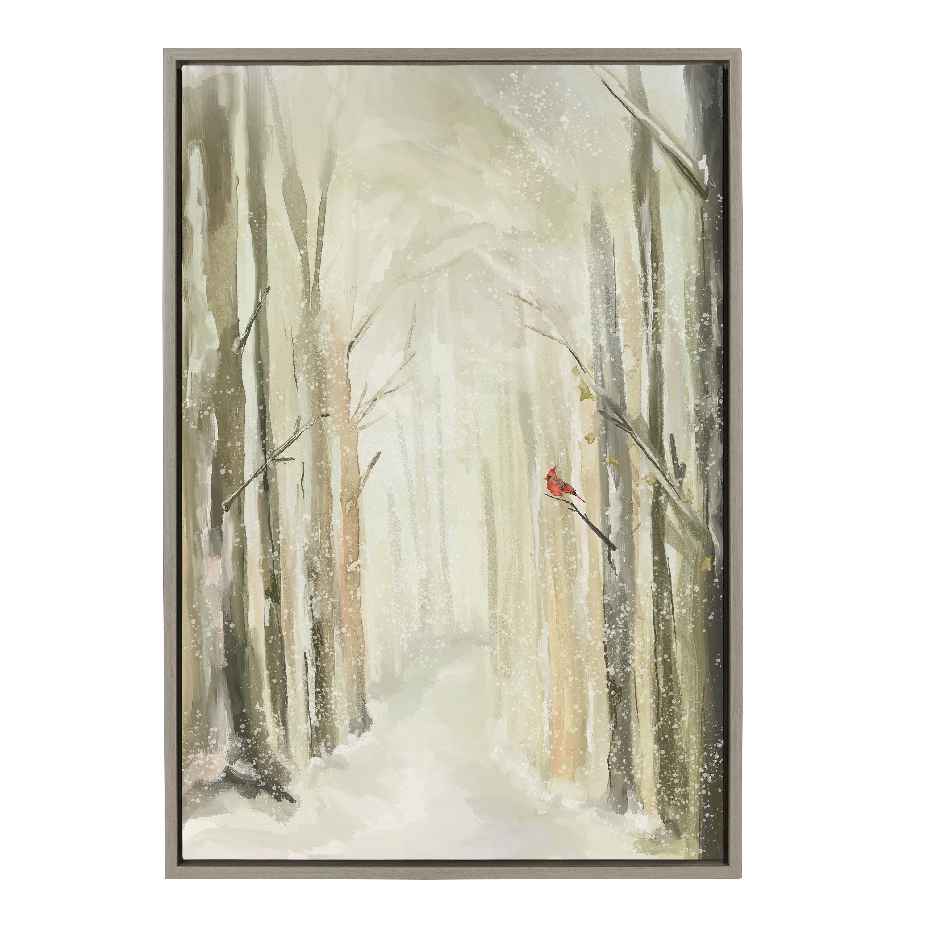 Framed Canvas 23x33 Sylvie Graywash 2