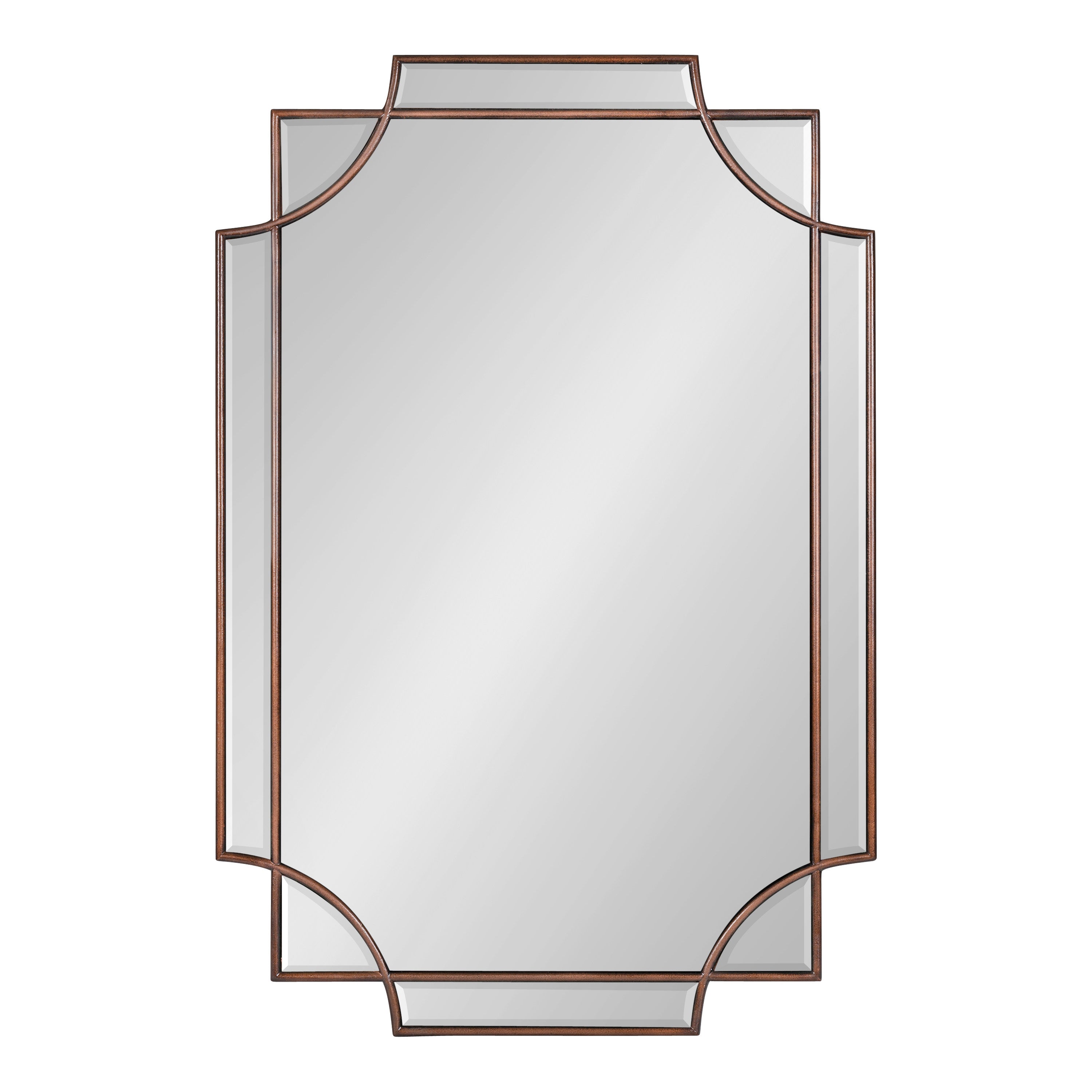 Scallop Mirror 24x36 Bronze 2