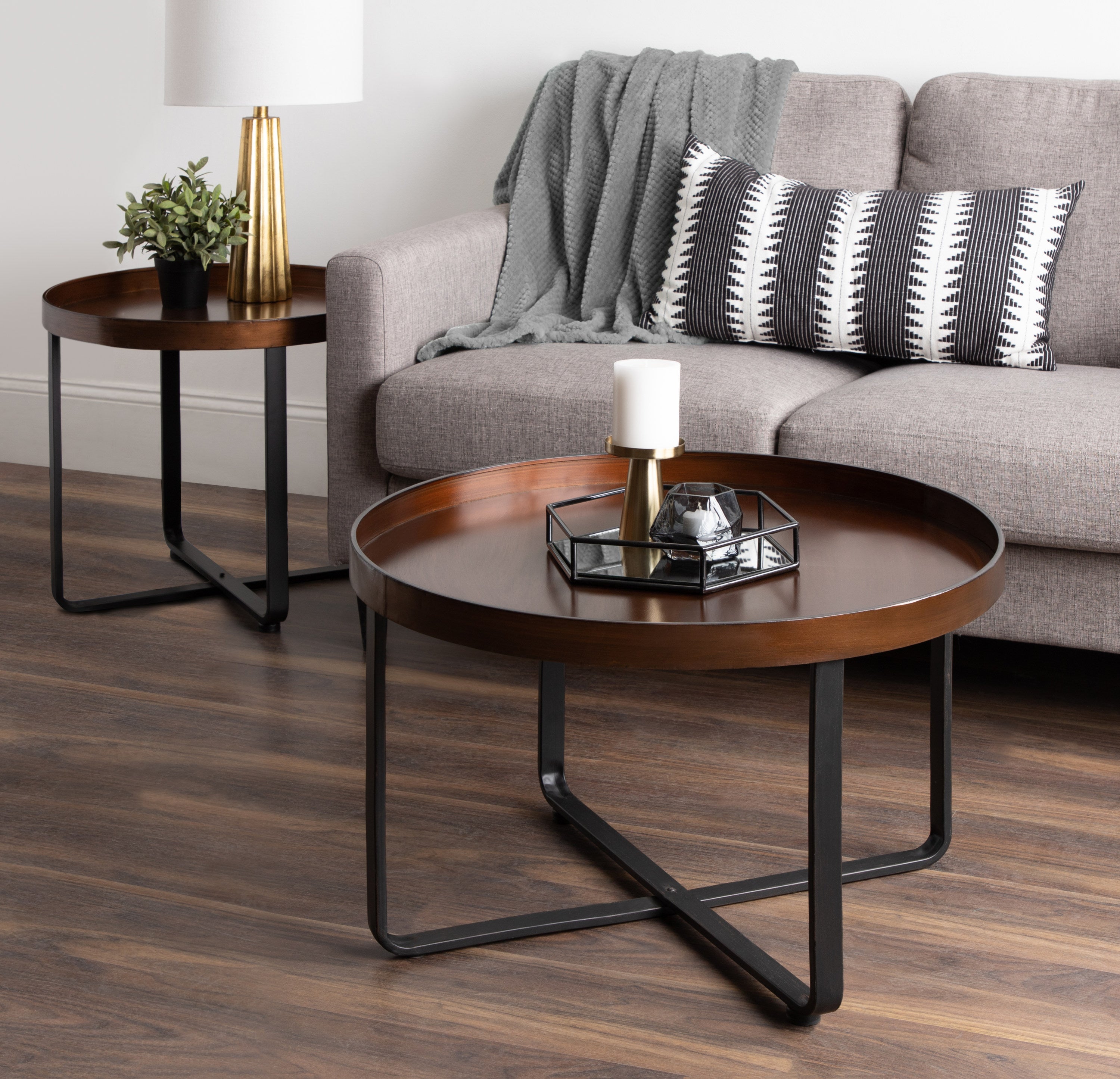 Coffee Table Bronze 28" Diameter 6