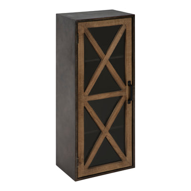 Cabinet 12x8x30 Rustic Brown Black 1