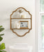 Accent Shelf Gold 18x6x24 7
