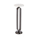 Drink Table White Pewter 8x8x24 1