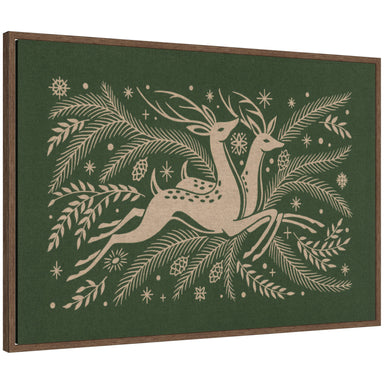 Framed Canvas Sylvie Walnut 33x23 1