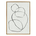 Framed Canvas Sylvie Bright Gold 28x38 1