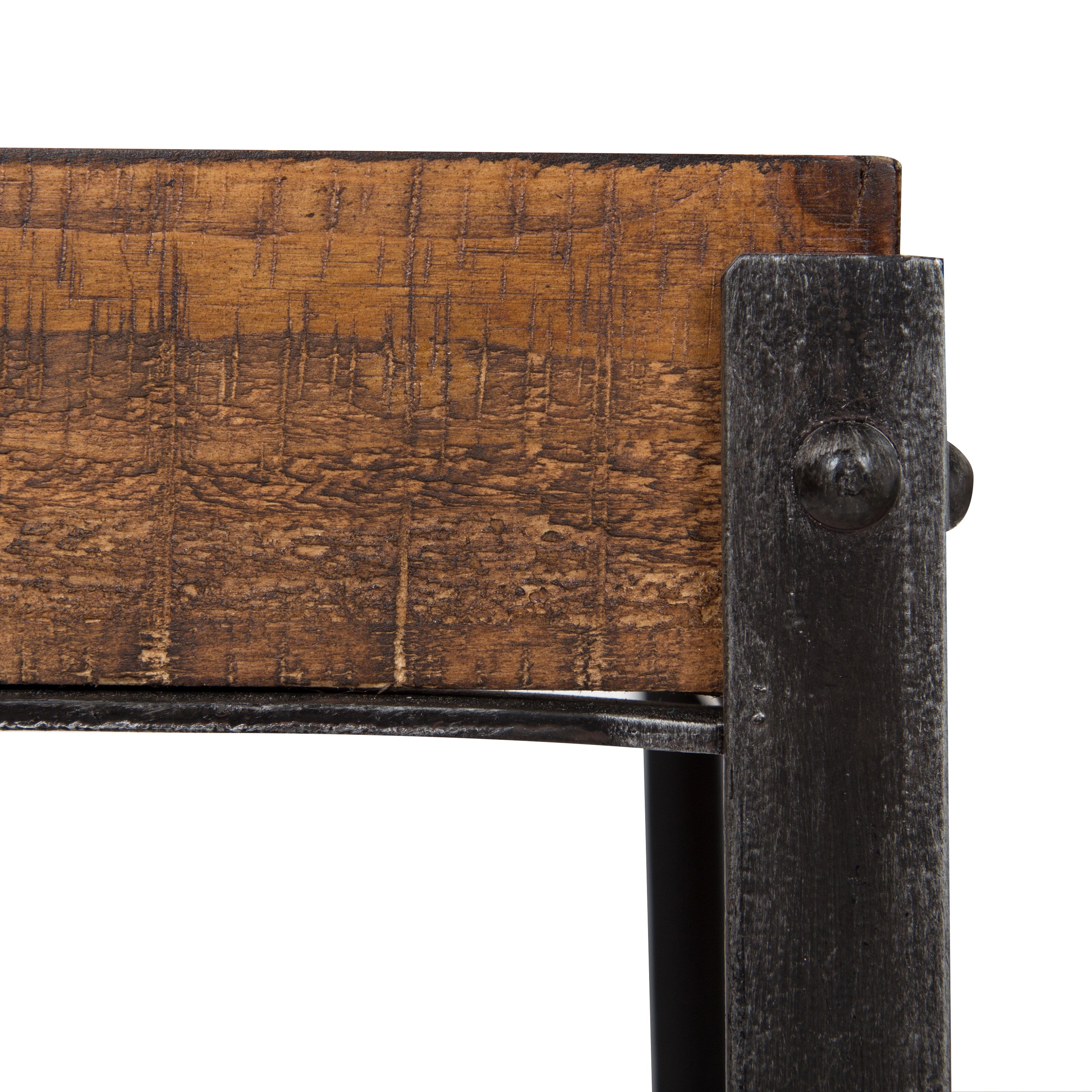 Marsh Wood and Metal Accent Table Set
