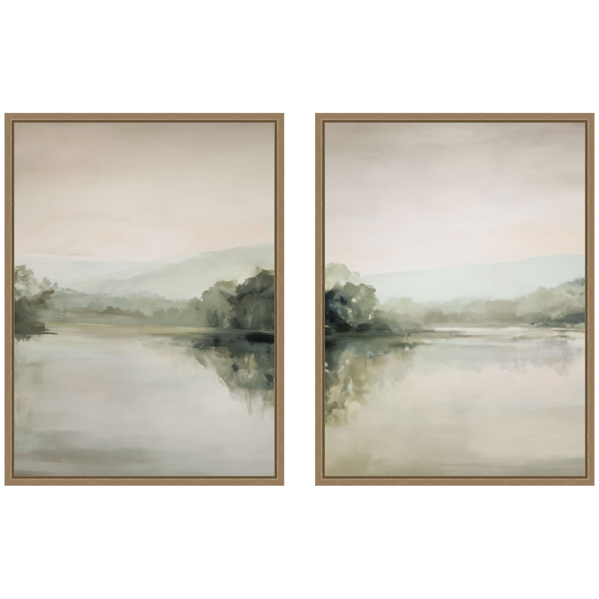Art Set 2 Piece Set 18x24 Sylvie Dark Gold 1