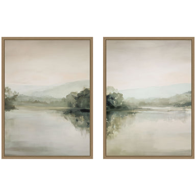 Art Set 2 Piece Set 18x24 Sylvie Dark Gold 1