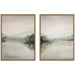 Art Set 2 Piece Set 18x24 Sylvie Dark Gold 1