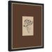 Framed Art 18x22 Brown Matted to 6x9 Belmont Black 7