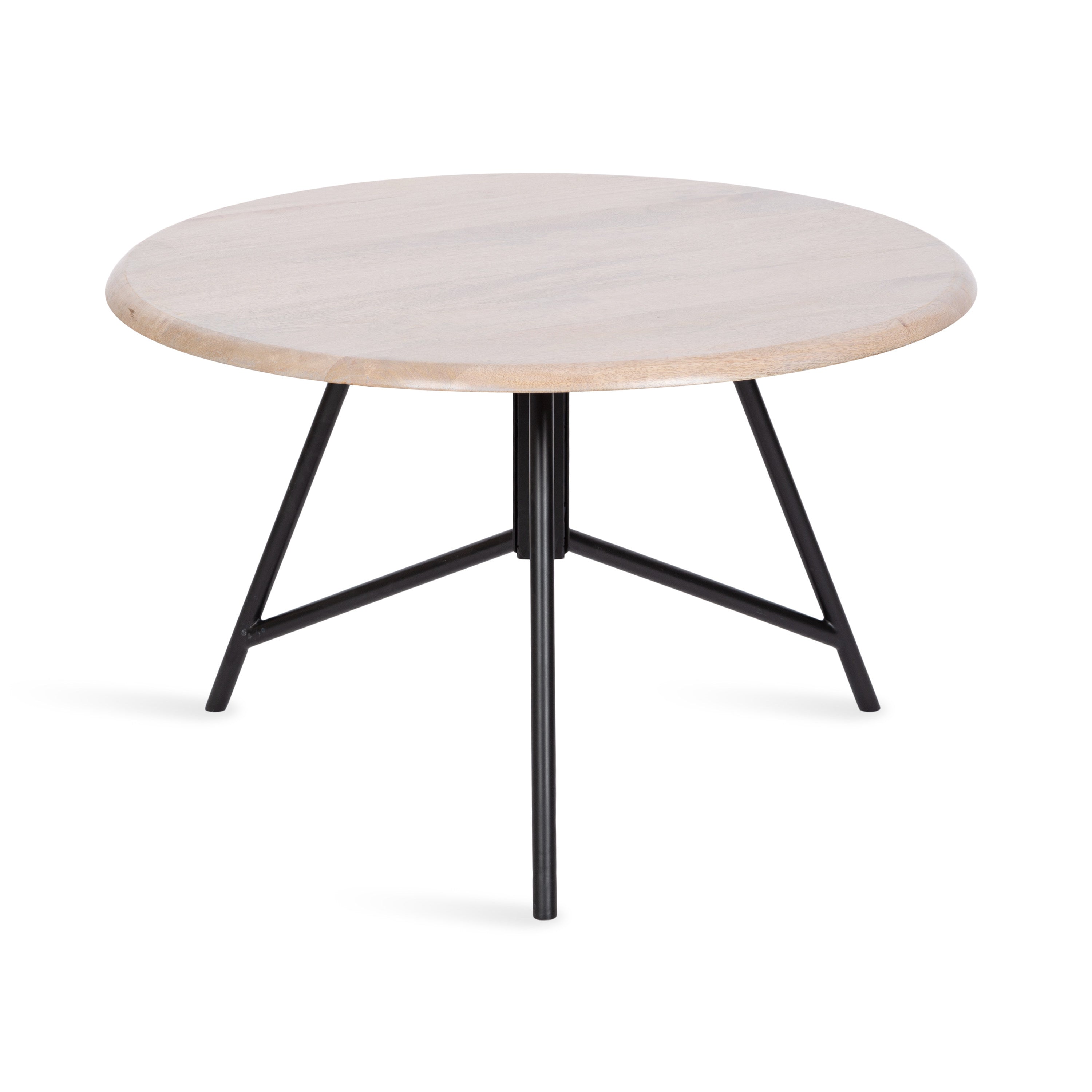 Coffee Table Whitewash Black 28x28x18 4