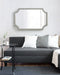 Scallop Mirror Silver 24x36 7