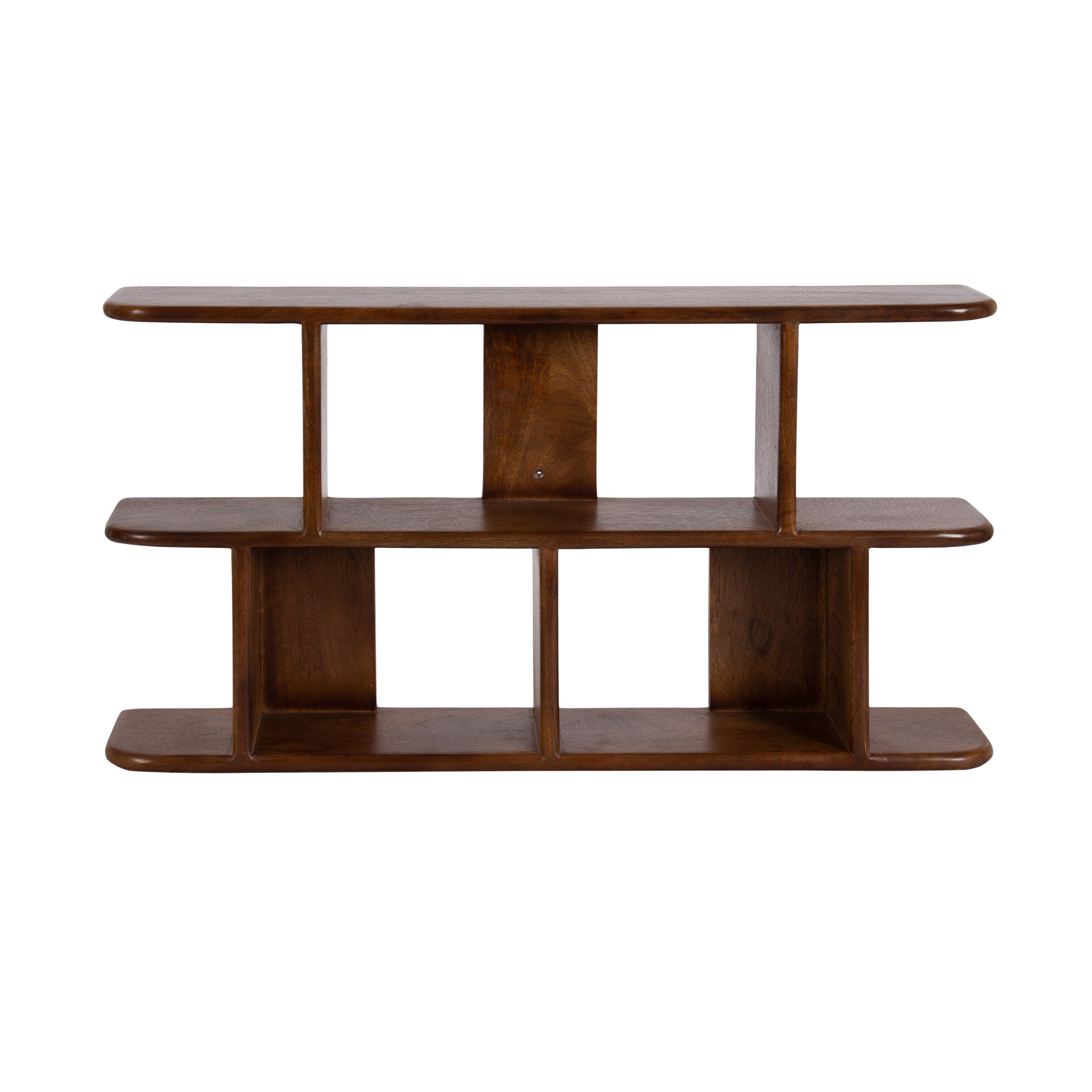 Accent Shelf Walnut Brown 30x17 6
