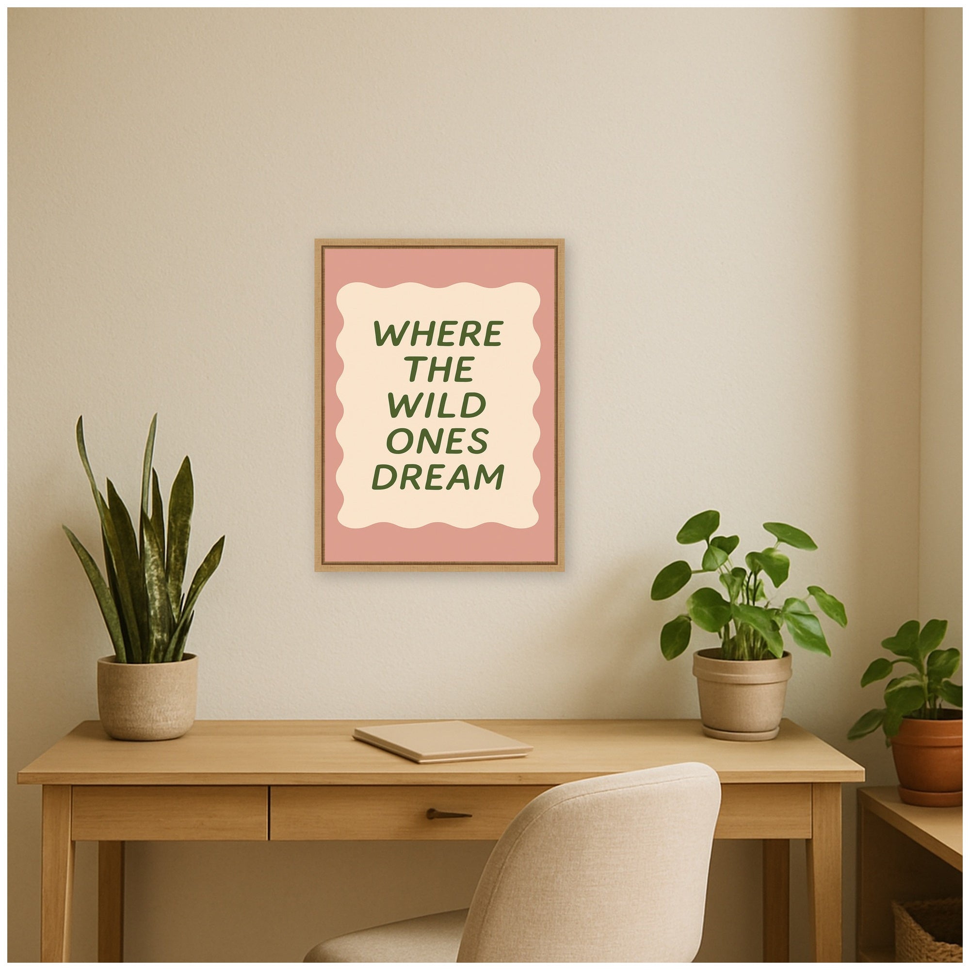 Where The Wild Ones Dream by Laura Moss Framed Canvas Wall Art Print