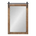 Rectangle Mirror Rustic Brown 24x38 2