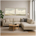 Framed Canvas Sylvie Dark Gold 2 Piece Set 28x38 6