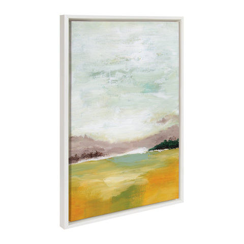 Sylvie Canary Forest Framed Canvas by Nikita Jariwala