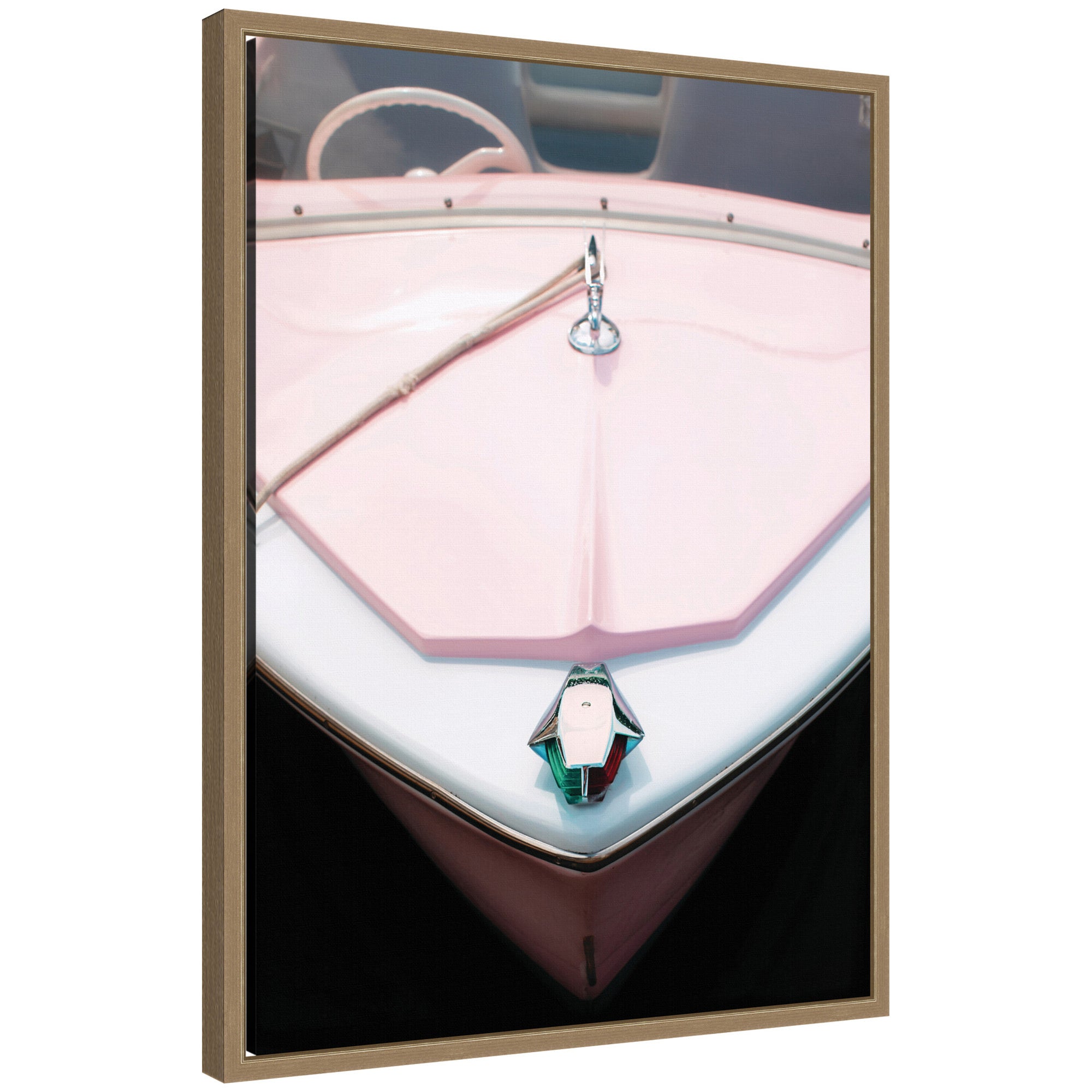 Framed Canvas 18 x 24 Sylvie Dark Gold 1