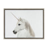 Sylvie Unicorn Framed Canvas by Simon Te of Tai Prints
