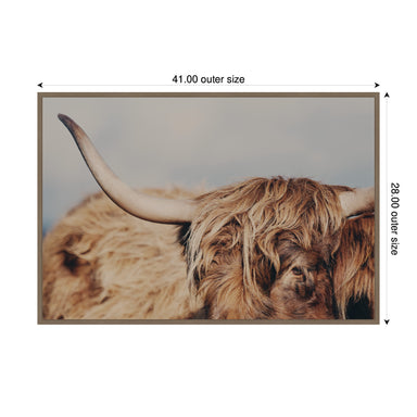 Framed Canvas Sylvie Dark Gold 41x28 2