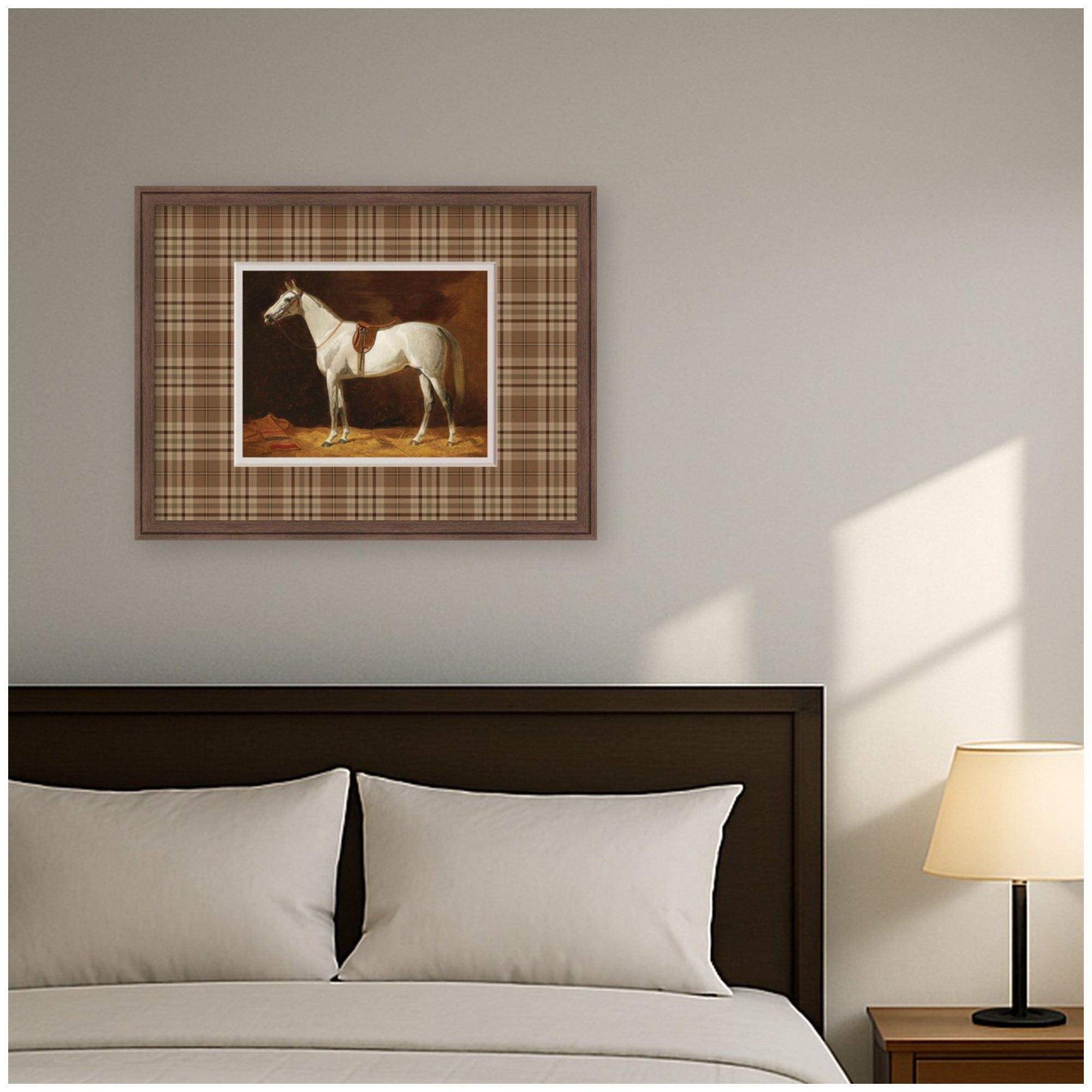 Framed Art 26x20 Florence Medium Brown 6