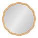 Scallop Mirror 26x26 Natural 1