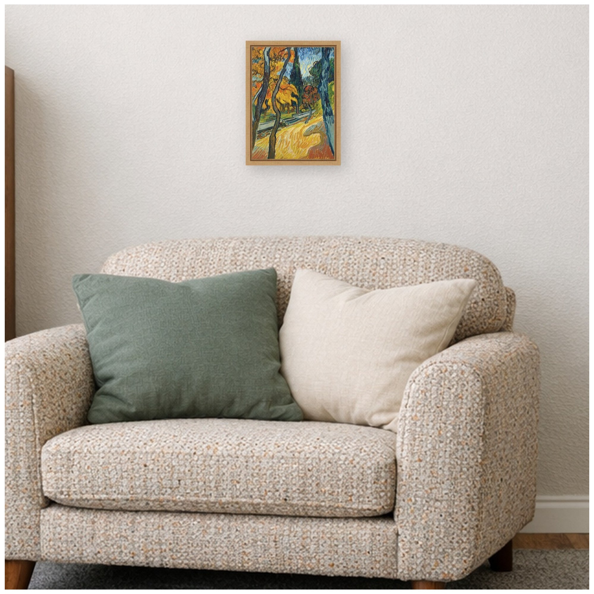 Framed Canvas 10x13 Sylvie Natural 5