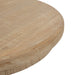 Side Table Rustic Brown 16" Diameter 4