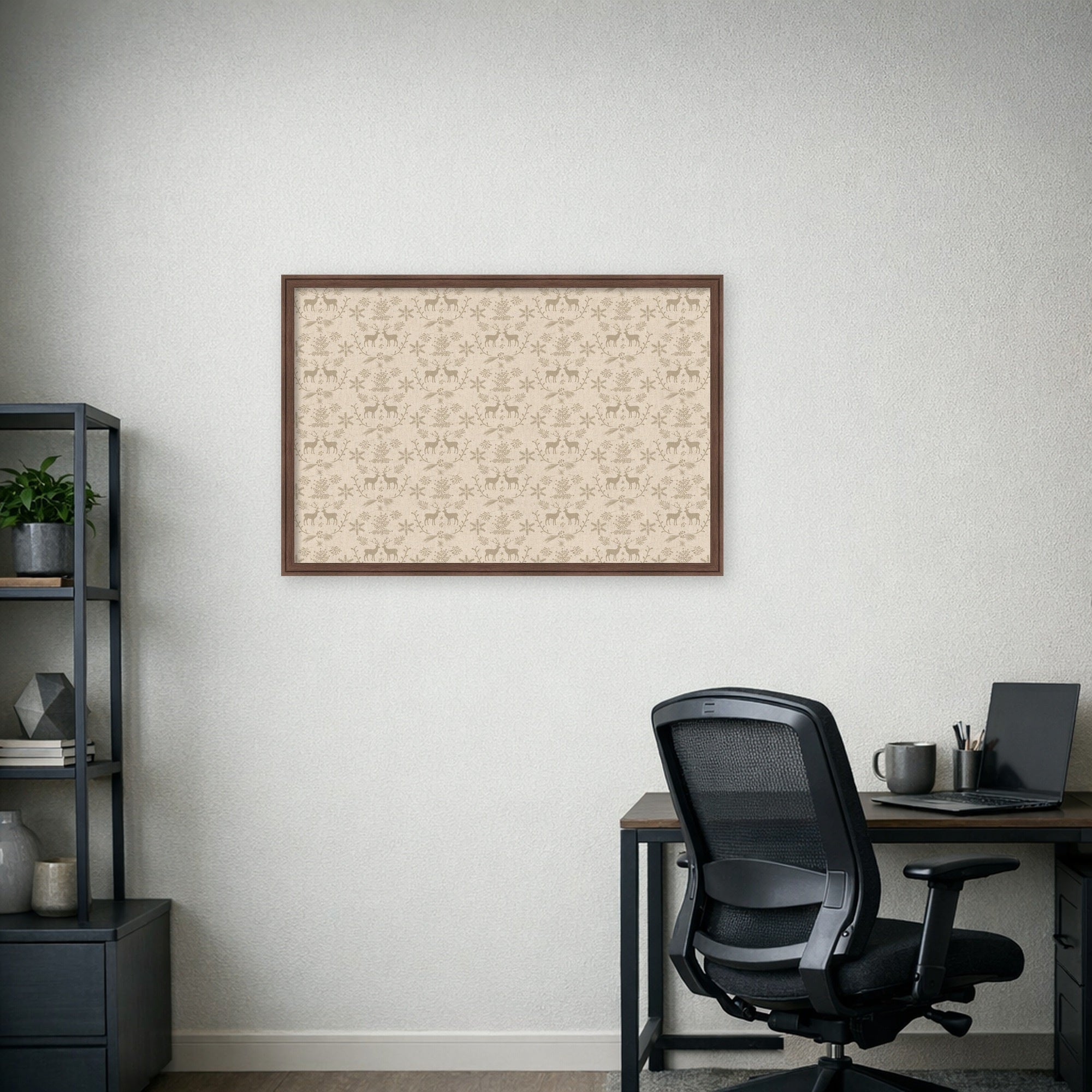 Magnetic Canvas 38x26 Florence Medium Brown 5