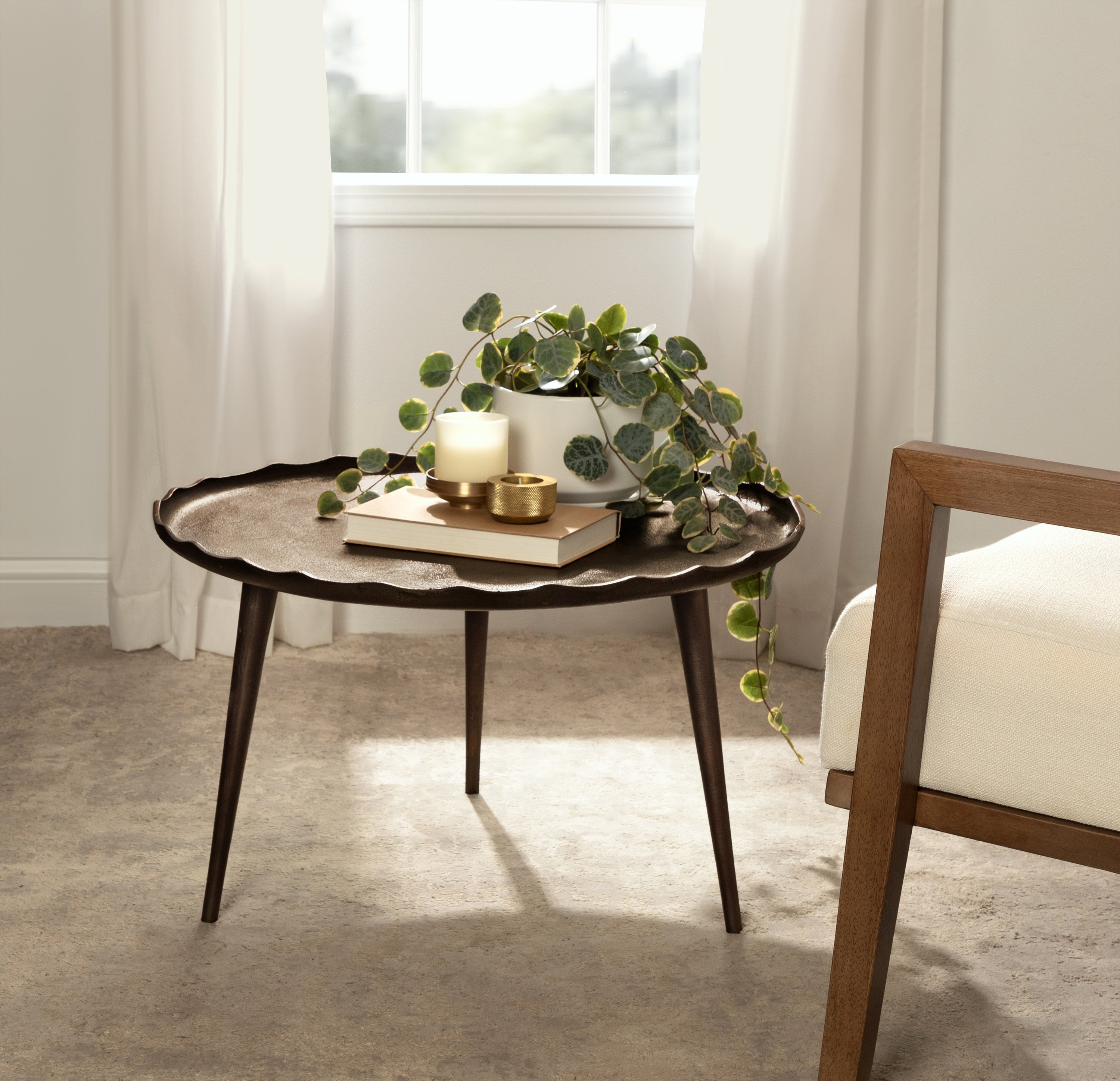 Coffee Table 26x26x16 Bronze 6
